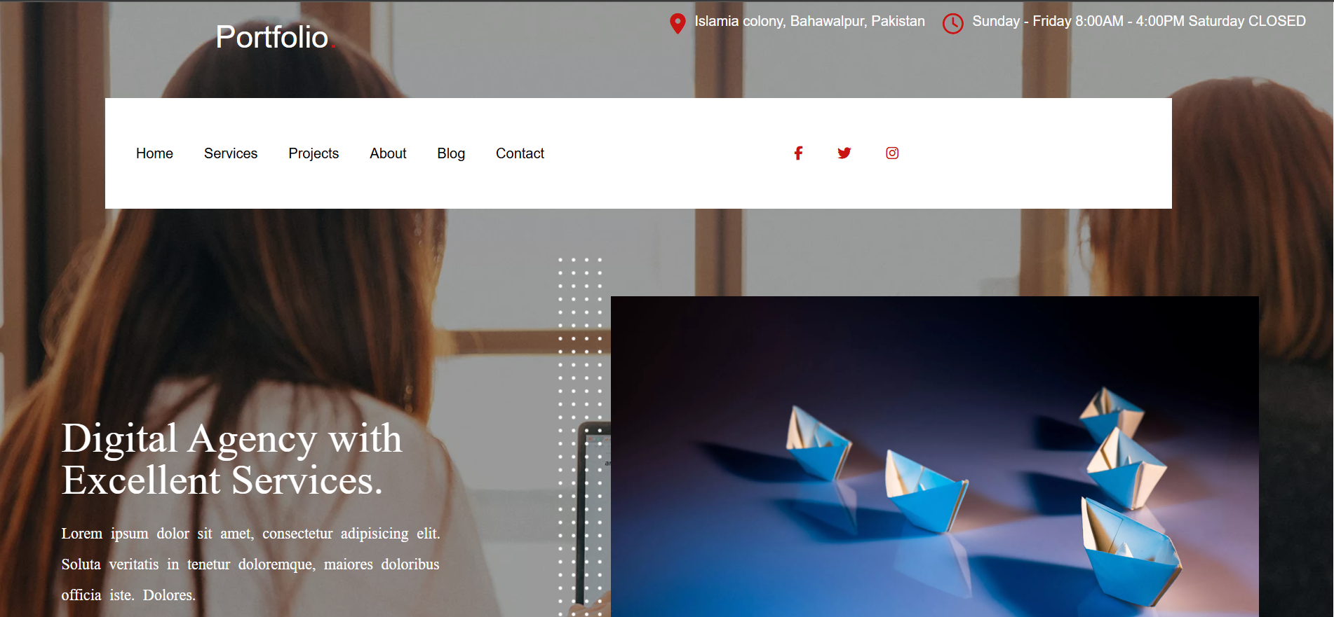 HTML CSS Portfolio